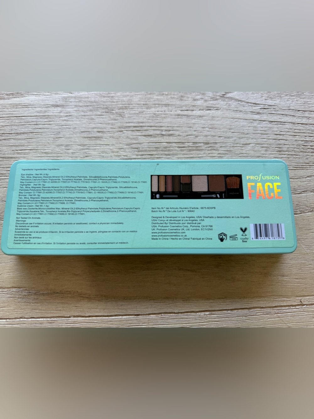 NWOT Profusion FACE Palette - Natural - Picture 3 of 3